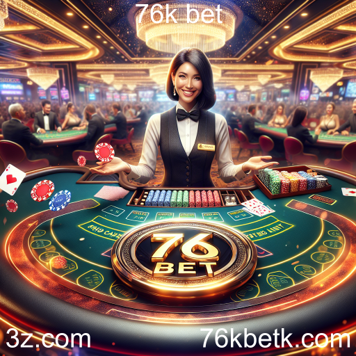 A Emoção do Cassino Ao Vivo no 76k bet